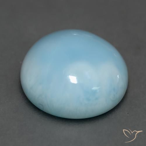 Larimar Bleu aquatique naturelle Tour, 6.20 ct, Translucide