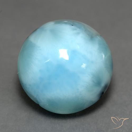 Larimar Bleu clair naturelle Tour, 6.50 ct, Opaque