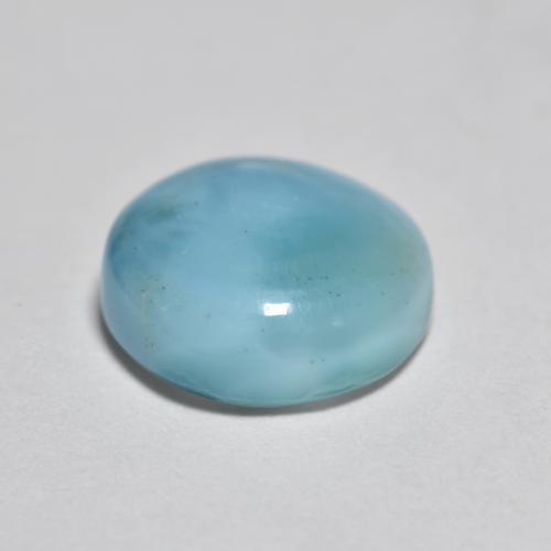 Larimar bleue naturelle coupe roude, 2,69 ct, opaque