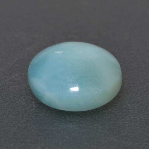 Larimar bleue naturelle coupe roude, 2,10 ct, translucide