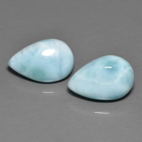 Achetez naturel 4,09ct bleue larimar gems, en forme de poire, en provenance république dominicaine chez gemselect. en stock, livraison internationale!