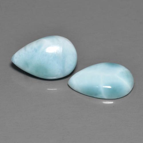 Achetez naturel 4,09ct bleue larimar gems, en forme de poire, en provenance république dominicaine chez gemselect. en stock, livraison internationale!