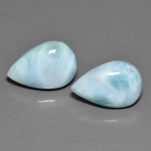 Achetez naturel 4,37ct bleue larimar gems, en forme de poire, en provenance république dominicaine chez gemselect. en stock, livraison internationale!
