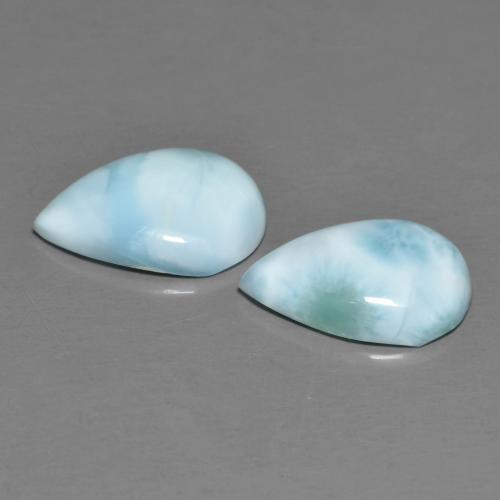 Achetez naturel 4,37ct bleue larimar gems, en forme de poire, en provenance république dominicaine chez gemselect. en stock, livraison internationale!