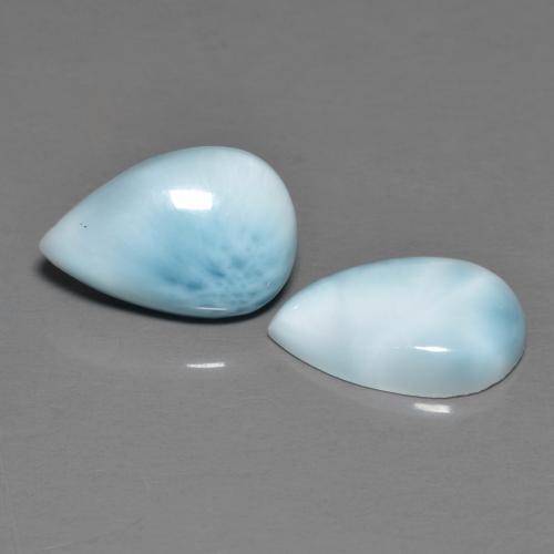 Achetez naturel 4,60ct bleue larimar gems, en forme de poire, en provenance république dominicaine chez gemselect. en stock, livraison internationale!