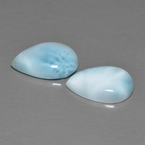 Achetez naturel 4,60ct bleue larimar gems, en forme de poire, en provenance république dominicaine chez gemselect. en stock, livraison internationale!