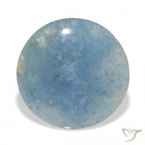 10.62ct Naturel Bleu clair Lazulite, Tour, Opaque