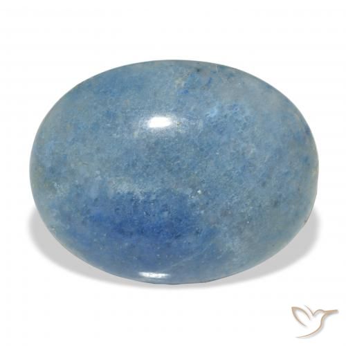 24.67ct Naturel Bleu ciel Lazulite, ovale, Opaque