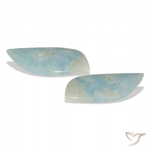 Shop natural 44.13ct Bleu bébé Lazulite gems, Fantaisie, from Canada at GemSelect. In stock, global shipping!