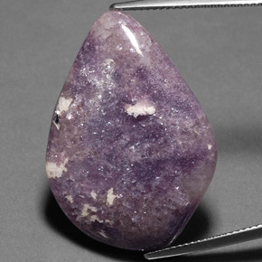 Lépidolite violet naturelle forme fantaisie, 25,88 ct, opaque