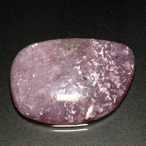 Lépidolite violet naturelle forme fantaisie, 20,92 ct, opaque