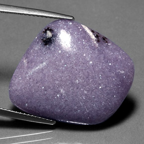 Lépidolite violet naturelle forme fantaisie, 19,93 ct, opaque