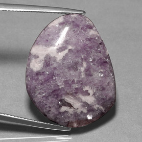 Lépidolite Violet naturelle Forme fantaisie, 24.77 ct, Opaque
