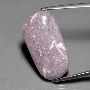 Lépidolite violet naturelle forme fantaisie, 18,95 ct, opaque