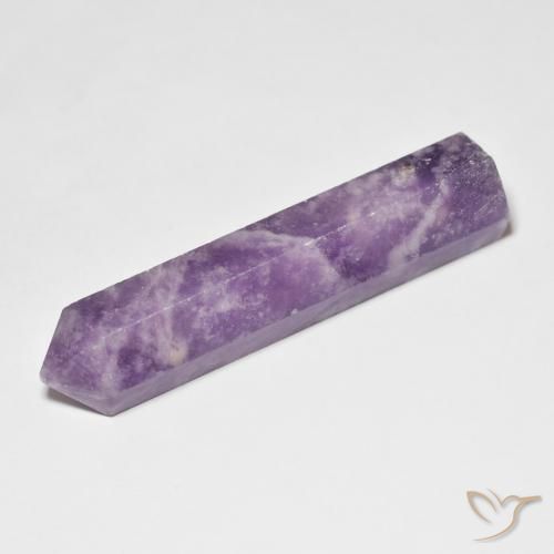 29.14ct Naturel Violet mauve Lépidolite, Fantaisie, Opaque