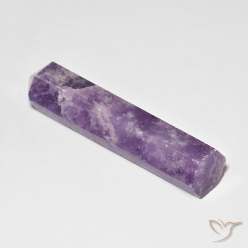 Lépidolite Violet profond moyen naturelle Forme fantaisie, 33.54 ct, Opaque