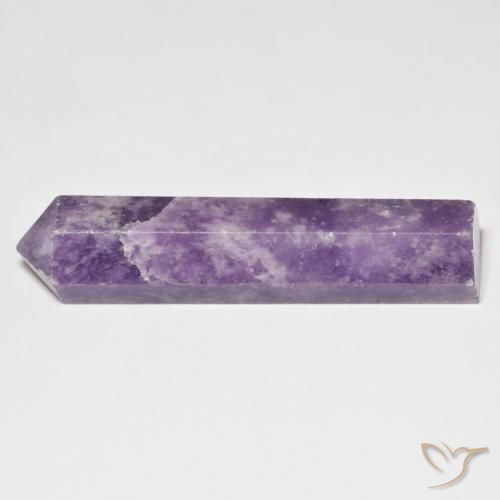 Lépidolite Violet profond moyen naturelle Forme fantaisie, 33.54 ct, Opaque
