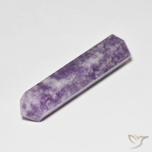 26.87ct Naturel Violet mauve Lépidolite, Fantaisie, Opaque