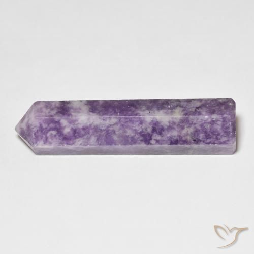 Lépidolite Violet mauve naturelle Fantaisie, 26.87 ct, Opaque