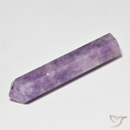 27.50ct Naturel Violet mauve Lépidolite, Fantaisie, Opaque