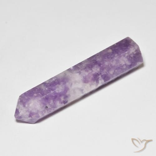 27.54ct Naturel Violet mauve Lépidolite, Fantaisie, Opaque