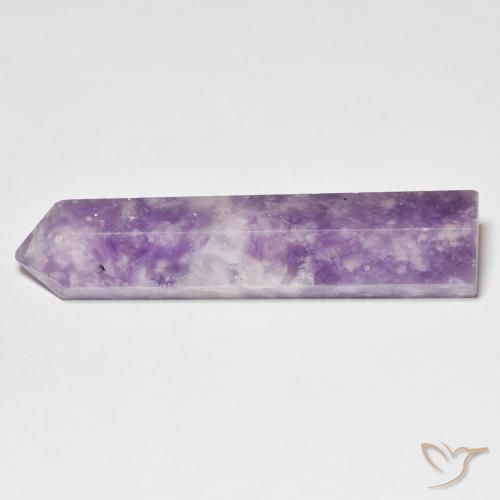 Lépidolite Violet mauve naturelle Fantaisie, 27.54 ct, Opaque