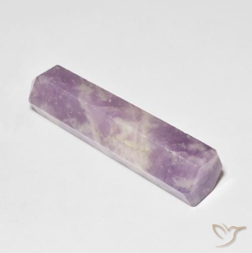 Lépidolite Violet rougeâtre léger naturelle Fantaisie, 30.02 ct, Opaque