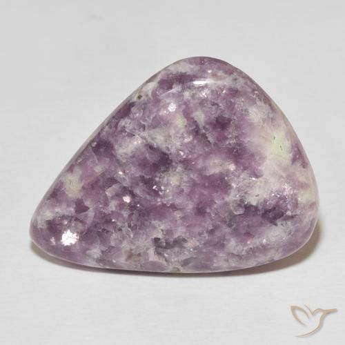33.16ct Naturel Multicolore Lépidolite, En forme de poire, Opaque