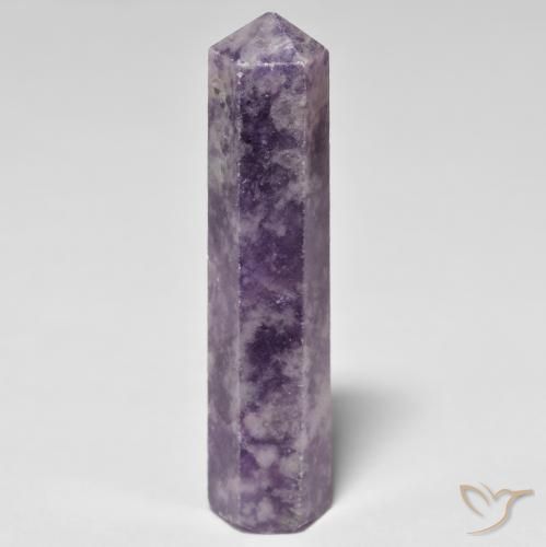Lépidolite Violet foncé naturelle Fantaisie, 27.55 ct, Opaque