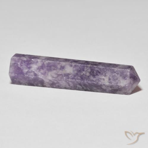 Lépidolite Violet foncé naturelle Fantaisie, 27.55 ct, Opaque