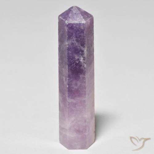 Lépidolite Pourpre raisin léger naturelle Fantaisie, 22.69 ct, Opaque