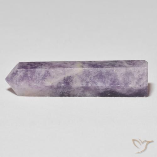 24.83ct Naturel Violet profond moyen Lépidolite, Fantaisie, Opaque