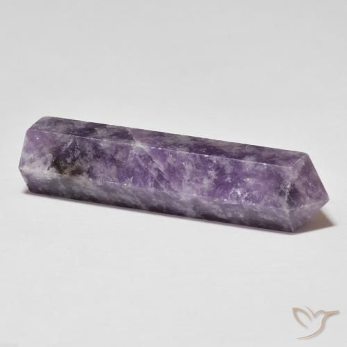 Lépidolite Violet foncé naturelle Fantaisie, 33.05 ct, Opaque