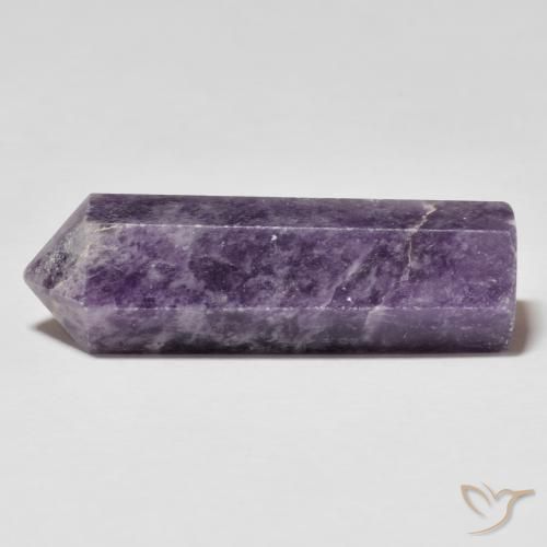Lépidolite Violet mauve naturelle Fantaisie, 32.08 ct, Opaque