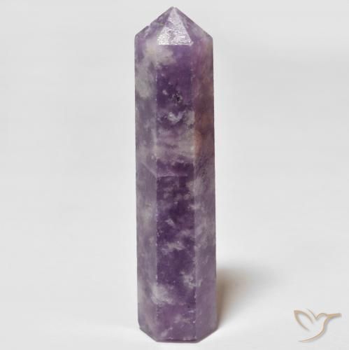 24.50ct Naturel Violet mauve Lépidolite, Fantaisie, Opaque