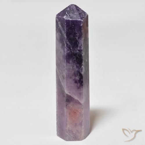 26.22ct Naturel Violet mauve Lépidolite, Fantaisie, Opaque