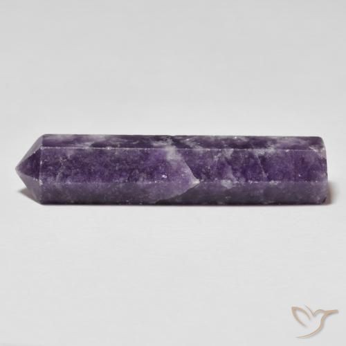 Lépidolite Violet foncé naturelle Fantaisie, 24.60 ct, Opaque