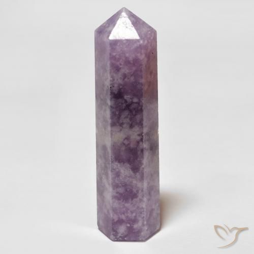 28.79ct Naturel Violet profond moyen Lépidolite, Fantaisie, Opaque