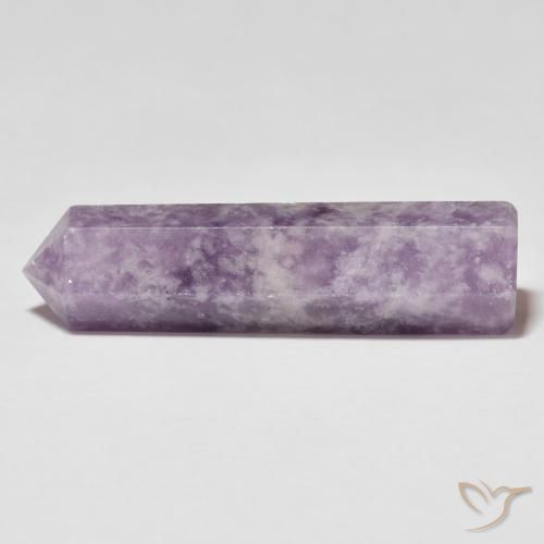 Lépidolite Violet profond moyen naturelle Fantaisie, 28.79 ct, Opaque