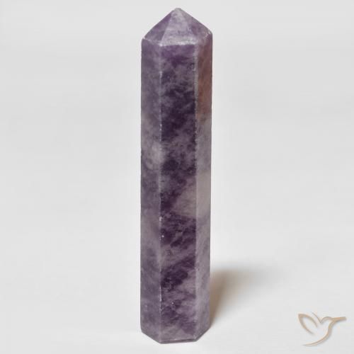 23.98ct Naturel Violet mauve Lépidolite, Fantaisie, Opaque
