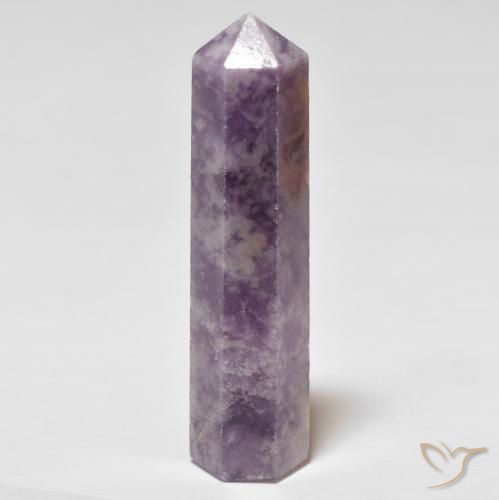 22.71ct Naturel Violet mauve Lépidolite, Fantaisie, Opaque
