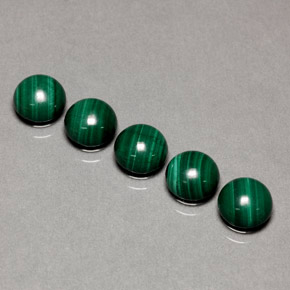 Achetez naturel ct vert malachite gems, coupe roude, en provenance congo chez gemselect. en stock, livraison internationale!