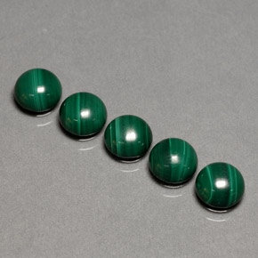 Achetez naturel ct vert malachite gems, coupe roude, en provenance congo chez gemselect. en stock, livraison internationale!