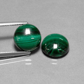 Achetez naturel ct vert malachite gems, coupe roude, en provenance congo chez gemselect. en stock, livraison internationale!