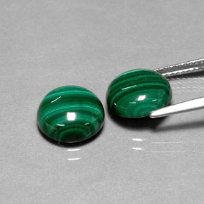 Achetez naturel ct vert malachite gems, coupe roude, en provenance congo chez gemselect. en stock, livraison internationale!