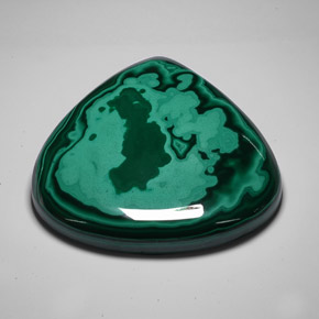 Malachite vert naturelle en forme de poire, 2590,50 ct, opaque