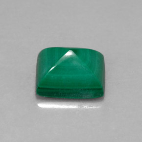 Malachite Vert multicolore naturelle Baquette, 1.58 ct, Opaque