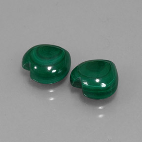 Achetez naturel ct vert malachite gems, forme de coeur, en provenance congo chez gemselect. en stock, livraison internationale!