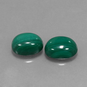 Achetez naturel ct vert malachite gems, coupe ovale, en provenance congo chez gemselect. en stock, livraison internationale!