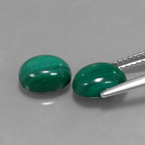 Achetez naturel ct vert malachite gems, coupe ovale, en provenance congo chez gemselect. en stock, livraison internationale!